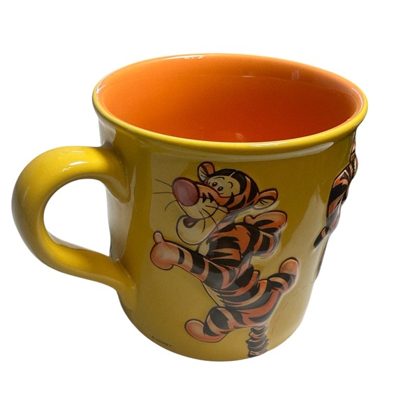 Disney Store Tigger Mug Winnie The Pooh Yellow Orange Cup - Picture 6 of 11